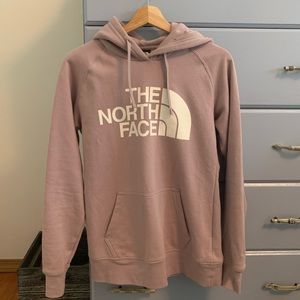 Mauve north face hoodie
